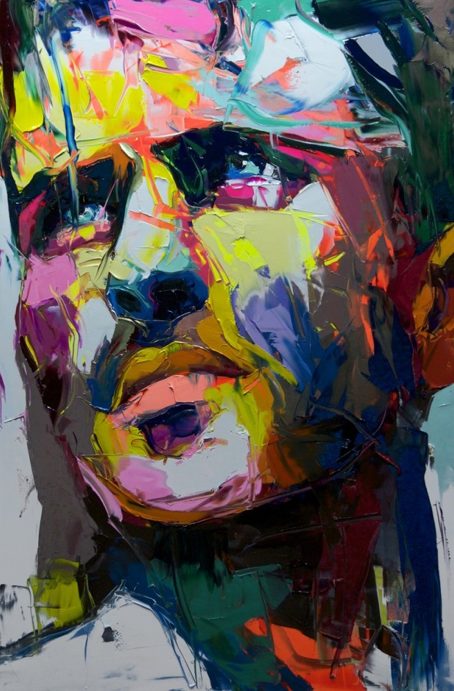 Francoise Nielly Portrait Palette Painting Expression Face228